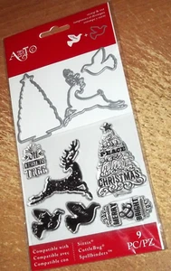 KLAR ACRYL KUNST C STEMPEL & STANZFORMEN RENTIER ~ Oh Weihnachtsbaum wks CTMH blk - Bild 1 von 1