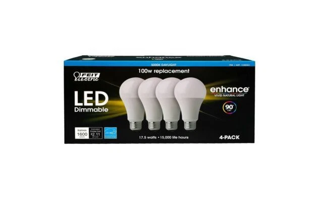 Feit Electric 100W Dimmable LED Bulb (4 Pack)