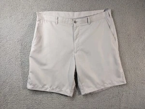 PGA Tour Shorts  38 Gray Chino Khaki Casual Golf Golfer Lightweight Pockets Mens - Picture 1 of 12