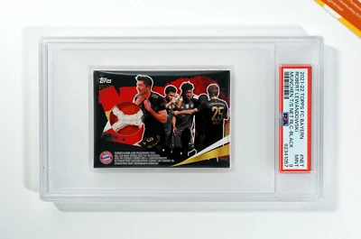 Topps PSA 9 Robert Lewandowski #Net Relic Black Team Set Bayern Munchen 2021-22 - Image 1 of 4