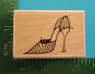 WOMANS HIGH HEEL SHOE Rubber Stamp  Fashion - Image 1 of 2