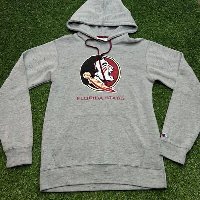 Florida State Seminoles Champion Hoodie Mens Small S Gray FSU Noles Embroidered - Image 1 of 4