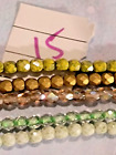 3Mm Fire Polish Beads, 5 Strands 50 Beads Per Stand 250 Beads Lot 15