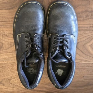 Dr Martens US M 9 Black Lace Up Chunky Y2K Oxford AW004 9369 Grunge ENGLAND - Picture 1 of 12