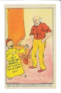 Trade card, n.8, 1 di 25 carte con gomma da masticare Adams Yellow Kid S6D-TC-4698 - Foto 1 di 2