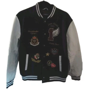 Express Varsity Bomber Womens Jacket Vintage Size Medium. - Picture 1 of 6