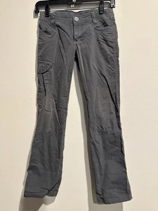 Kuhl Kliffside Pants Girls Size M 10 Hiking Trail Lightweight Youth Gray Outdoor - Picture 1 of 6