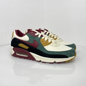 Size 10 - Nike Air Max 90 Coconut Milk Vintage Green Black Suede HQ3609-113 - Picture 1 of 9