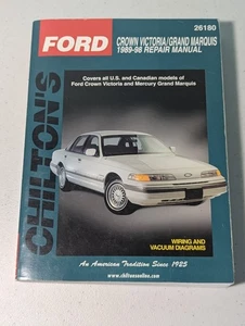 1989-98 chilton's ford crown victoria grand marquis repair manual - Picture 1 of 11