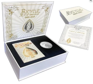 Bicycle 140th Anniversary Limited Edition Exclusive Playing Cards Set VORVERKAUF - Bild 1 von 3