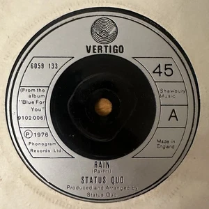 Status Quo – Rain - Vinyl 7" Single UK Import - VG - Picture 1 of 2
