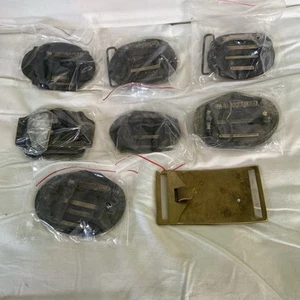 Lot Of 8;Belt Buckles 7 Shireland & 1 Civil War Reproduction Buckle Pre-Owned - Picture 1 of 7