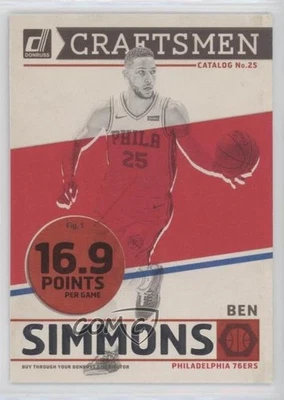 2019-20 Panini Donruss Craftsmen Ben Simmons #14 - Image 1 of 2