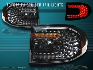 2007-2010 TOYOTA FJ CRUISER SMOKE L.E.D TAIL LIGHTS LED 08 09 NEW - Bild 1 von 2