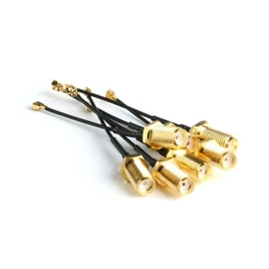 5 sztuk IPX IPEX-1 U.FL do SMA żeńska antena pigtail Wi-Fi koncentryczny kabel o niskiej stracie - Zdjęcie 1 z 6