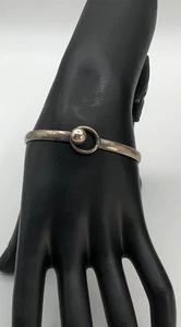 Sterling Silber 925 ADK Designer gewölbtes 5 mm breites Band Sterling Armband - Bild 1 von 7