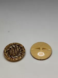 Designer plastic Buttons Elegant Inlay & Carved Detail Handcrafted Excellence - Picture 1 of 1