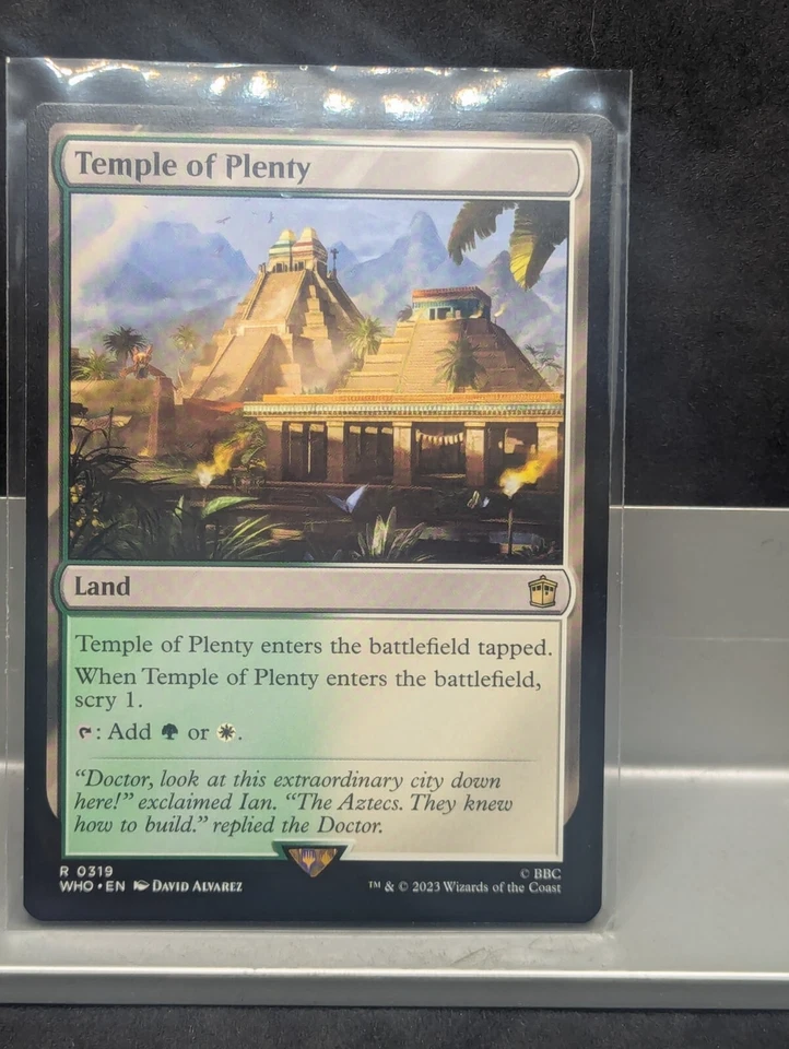 Temple of Plenty X1 LP Commander: Doctor Who MTG - Image 1 of 1