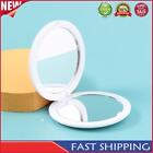 Double-sided Cosmetic Mirror Portable Folding For Women And Girls (white)