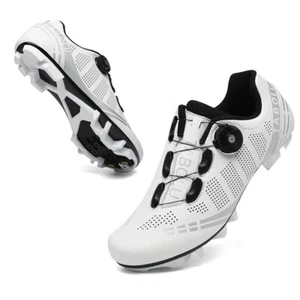 City Road Cycling Shoes Men Self-locking Racing Bike SPD Shoes Bicycle Sneakers - Picture 1 of 18