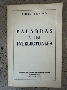 Fidel Castro Palabras a los Intelectuales (1961) Havana – Rare 1st Ed. - Bild 1 von 8