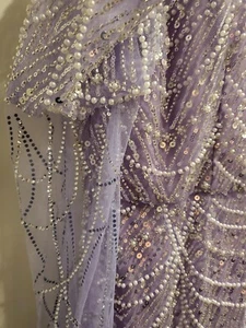 Couture Gown Evening Dress Size 8 Lilac Purple - Picture 1 of 7