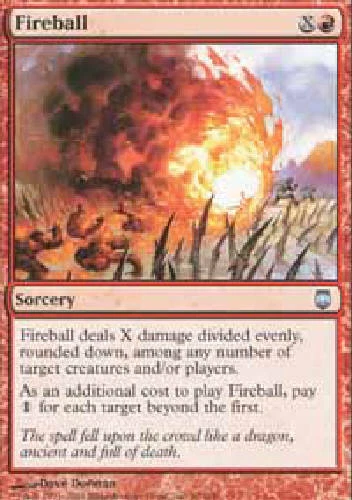 FIREBALL X4 4 4X Darksteel MTG Magic the Gathering Cards DJMagic - Image 1 of 1