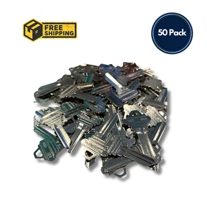 FREE SHIPPING - SC1 Key Blanks (50 Pack) Brass Compatible with ILCO Schlage - Picture 1 of 3