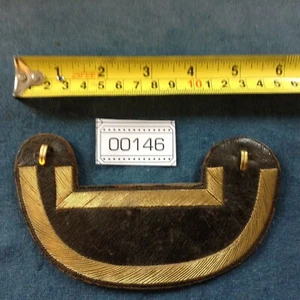C1870 viktorianisch britische Royal Navy Marine Offiziere Gürtel Verschleißschutzplatte #146 - Bild 1 von 3