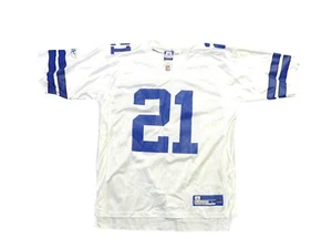 Dallas Cowboys RB #21 Julius Jones NFL Equipment Reebok White Mesh Size L Jersey - Picture 1 of 9