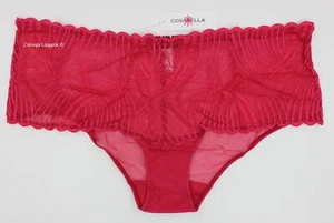 NUEVA CON ETIQUETAS COSABELLA MINOA0721P ""Minoa" Pantalones Cortos Encaje Hotpant, Rojo Claret, Italia, Plus - Imagen 1 de 6