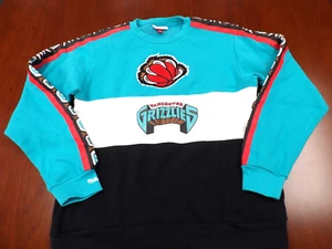 MITCHELL & NESS NBA VANCOUVER GRIZZLIES CREW SWEATSHIRT SIZE L - Picture 1 of 5