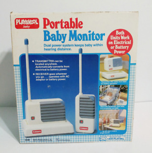 Vintage 1987 Playskool Portable Baby Monitor 80s Toy Story (Not Working)