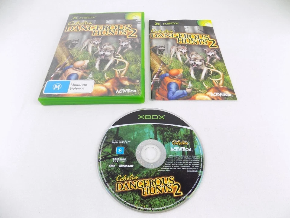 Mint Disc Xbox Original Cabela's Dangerous Hunts 2 - Image 1 of 1