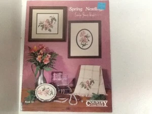 Country Cross-Stitch Spring Nestlings Book 33 Cross Stitch 1985 BK3 - Picture 1 of 2