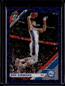2019-20 Donruss Optic BEN SIMMONS Fast Break Purple Disco /95 #55 - Picture 1 of 2
