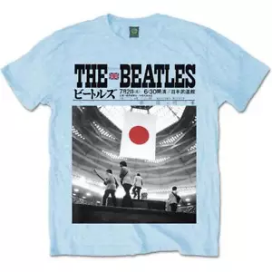 The Beatles At the Budokan T-Shirt Blue New - Picture 1 of 1