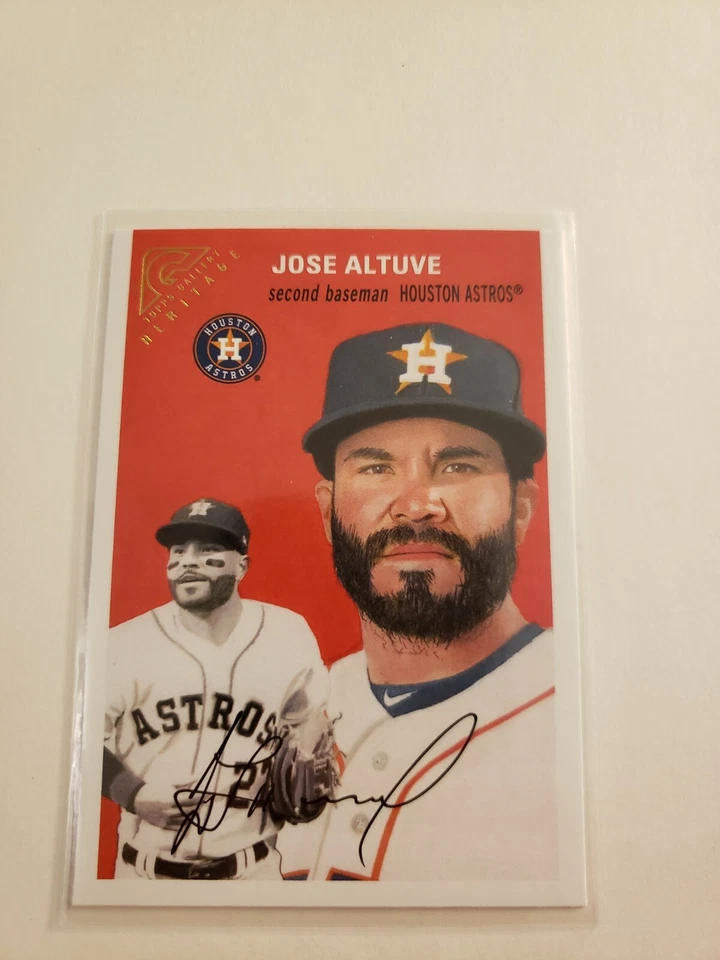 Jose Altuve 2020 Topps Gallery Heritage Card #HT-12 - Image 1 of 1