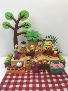 4PCS SET The Flintstones Mini Cartoon Figure Model Toy Statue Collectible No Box - Picture 1 of 10