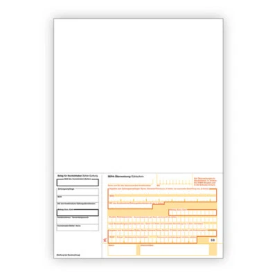 LITFAX A4 SEPA Überweisung Zahlscheine neutral Bankformulare Zahlungsverkehrsvordrucke