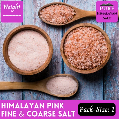 PURE HIMALAYAN SALT Natural Raw Organic Pink Salt Himalayan Rock Crystal Bath Edible Food Spa Pure