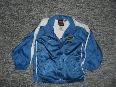Very Gently Used Boy's Nike NHL Blues Hockey Jacket, Size 24 months - Image 1 of 3