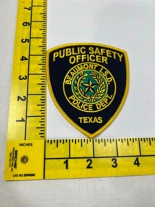 Public Safety Officer Beaumont Independent School District Police Shoulder Patch - Picture 1 of 1