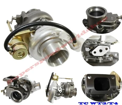 T3/T4 Hybrid Turbo w/Internal Wastegate 8PSI 0.50 A/R Cold Side - Image 1 of 4