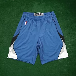 2016-17 Minnesota Timberwolves Adidas Authentic On-Court Rev 30 Blue Game Shorts - Imagen 1 de 4