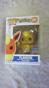 Funko Pop! Vinyl: Pokémon - Flareon (Diamond Collection) - Limited Edition NIB - Picture 1 of 3