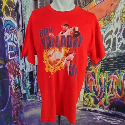 Camisa Roy Halladay Philadelphia Phillies 2012 talla grande (A56) Foto 1 de 4