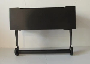 Toilet Paper Holder with Shelf & Storage Black Matte - Picture 1 of 4