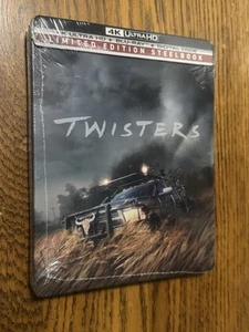 Twisters Limited Edition 4K UHD + Blu Ray Limited Edition Steelbook - New Sealed - Picture 1 of 2