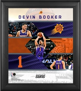 Devin Booker Phoenix Suns Framed 15x17 Stitched Stars Collage - Picture 1 of 1